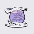 KNOW YOUR STRENGTH PASTEL PIN