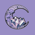 PASTEL MOON CRYSTALS PIN