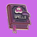 SPELL BOOK PIN