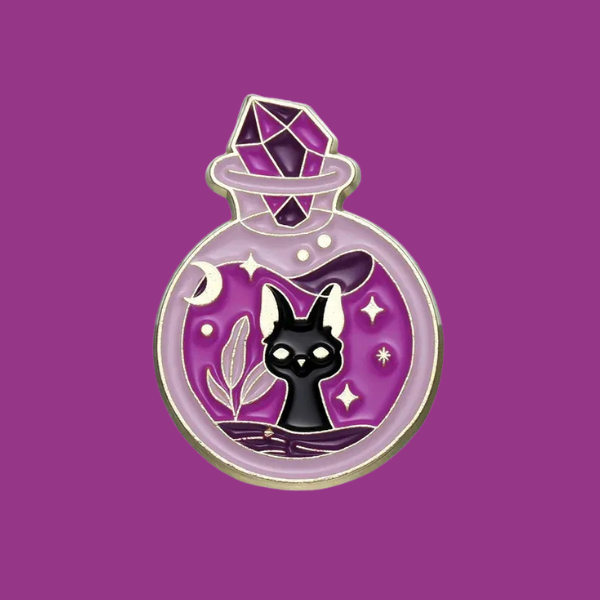 MAGIC CAT POTION PIN