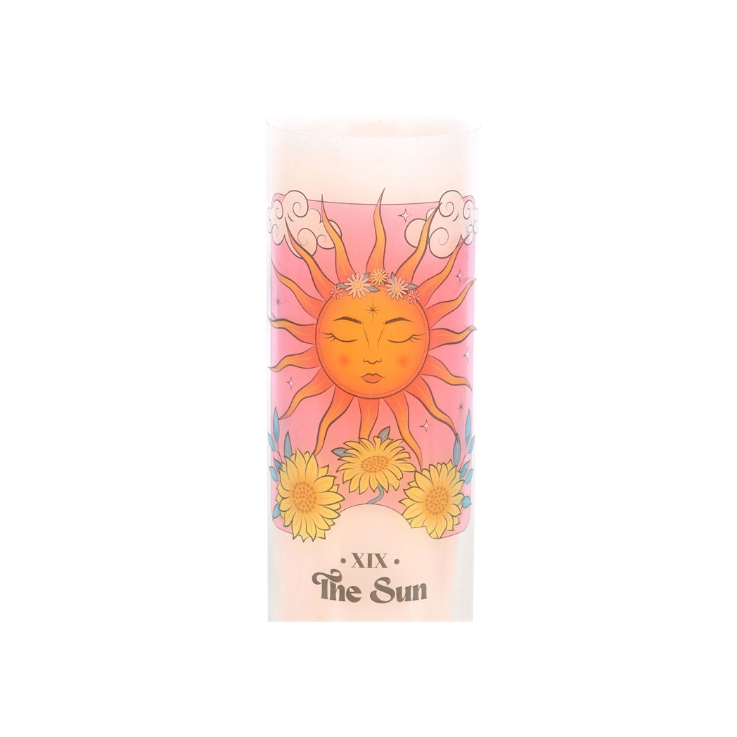 THE SUN TAROT TUBE CANDLE