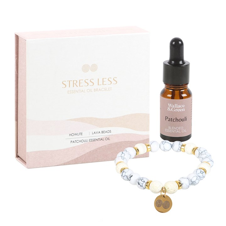 STRESS LESS BRACELET + ESSENTIAL OIL GIFT SET