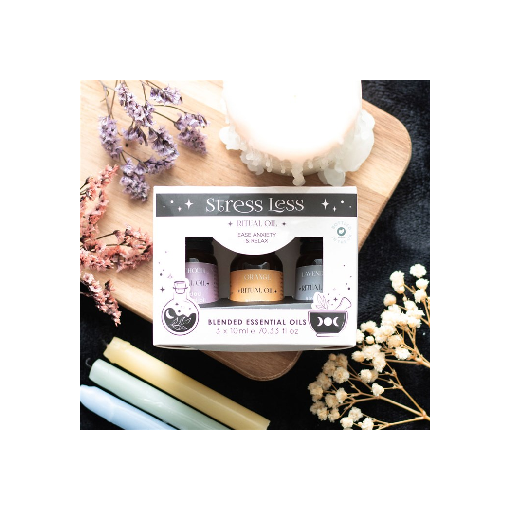 STRESS LESS RITUAL ESSENTIAL OIL GIFT SET