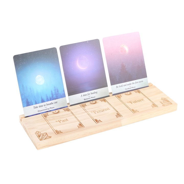 PAST, PRESENT + FUTURE TAROT CARD STAND