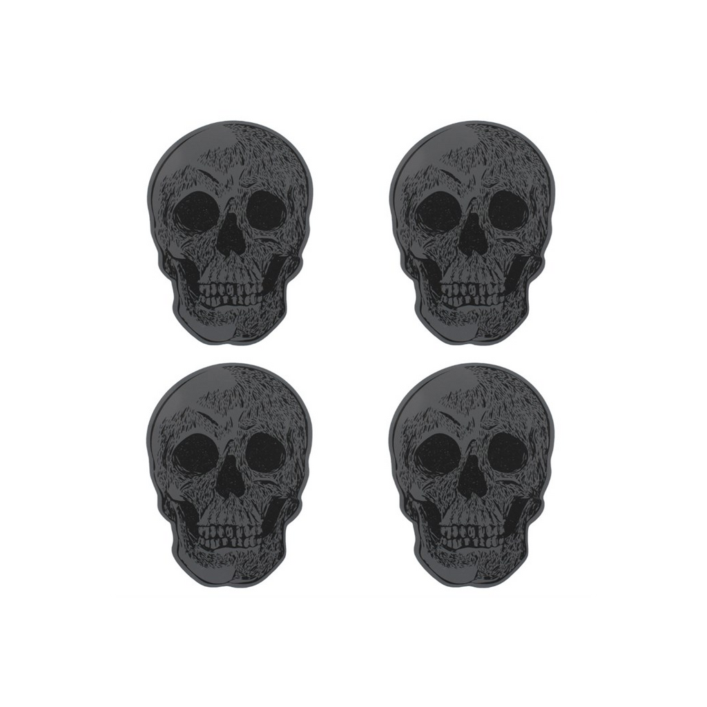 SET OF 4 SKULL COASTERS