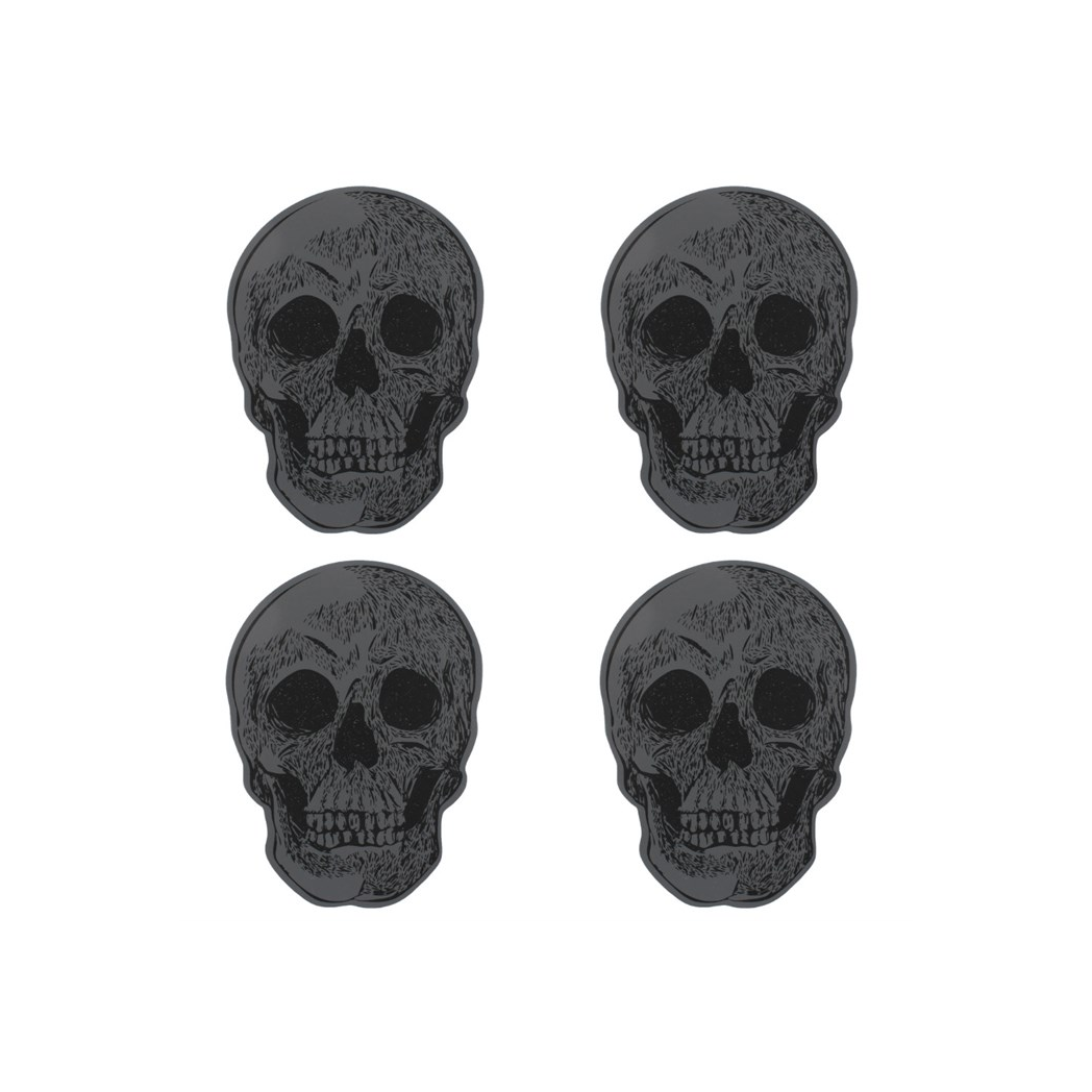 SET OF 4 SKULL COASTERS