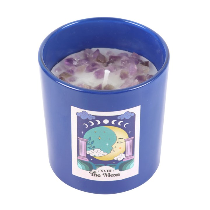 THE MOON AMETHYST CRYSTAL CANDLE