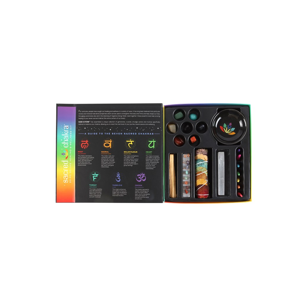 SACRED CHAKRA HEALING + WELLNESS GIFT SET