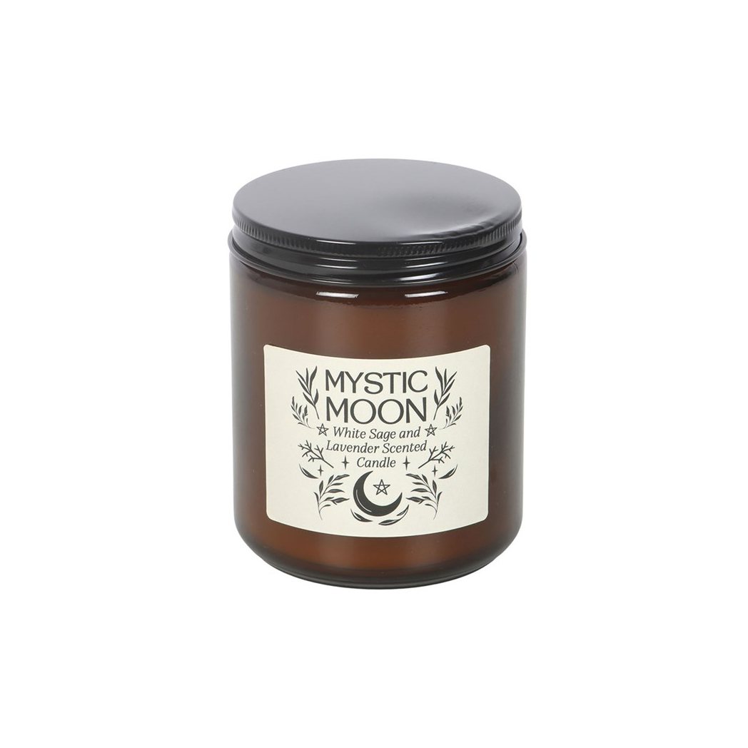 MYSTIC MOON SAGE + LAVENDER CANDLE