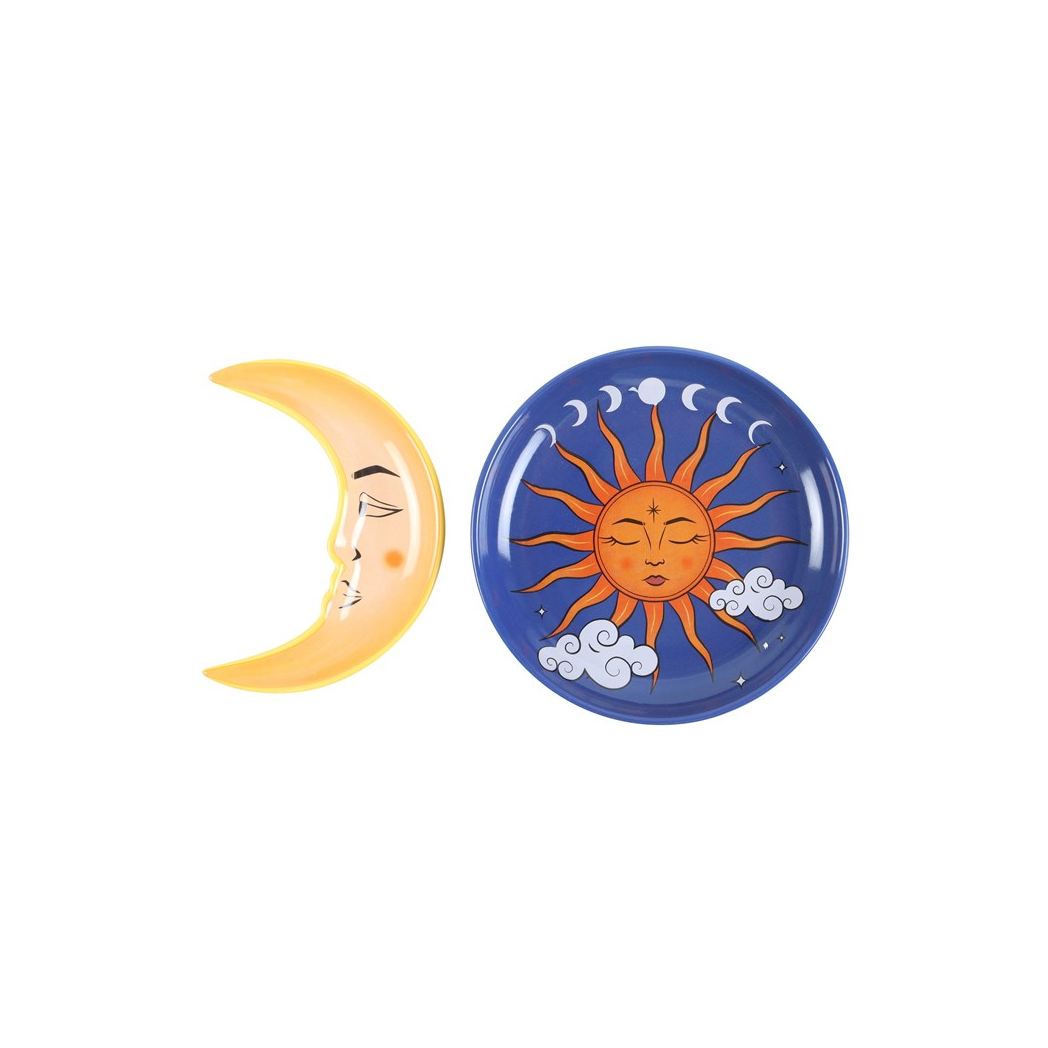 SUN + MOON STACKING TRINKET DISH SET