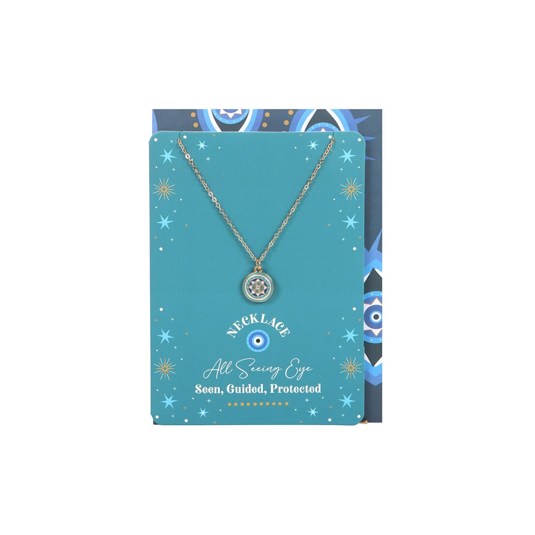ALL SEEING EYE NECKLACE CARD