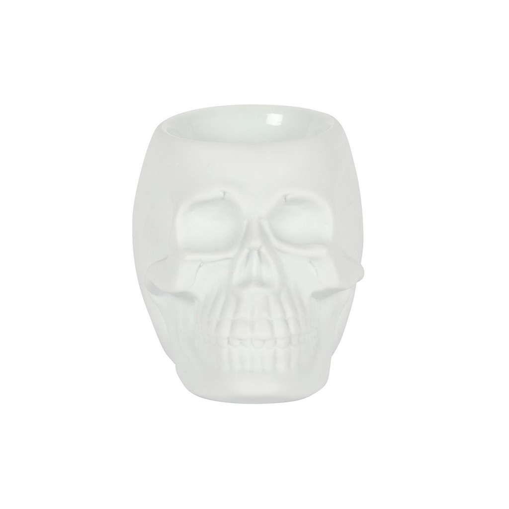 WHITE SKULL OIL BURNER