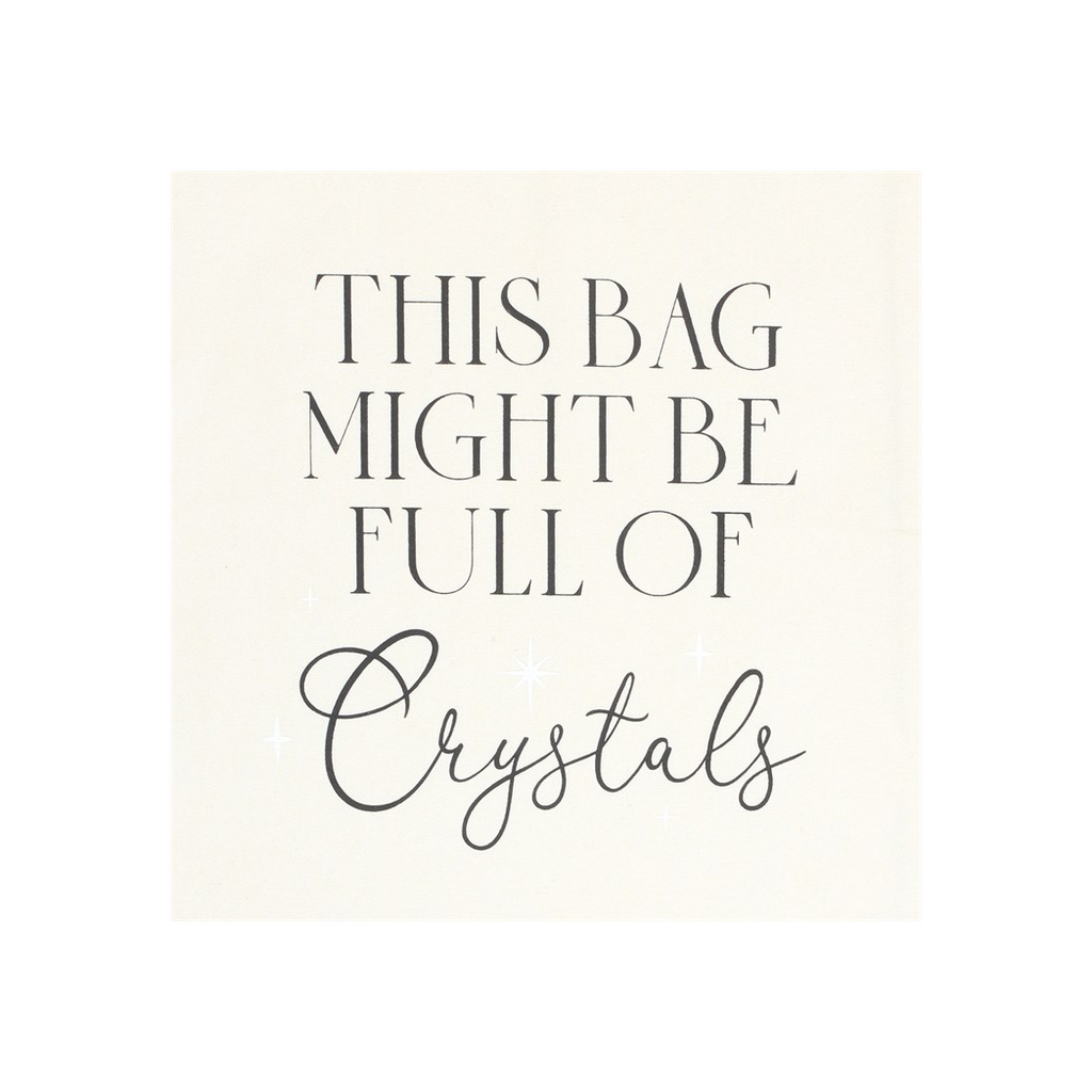 "FULL OF CRYSTALS" TOTE BAG