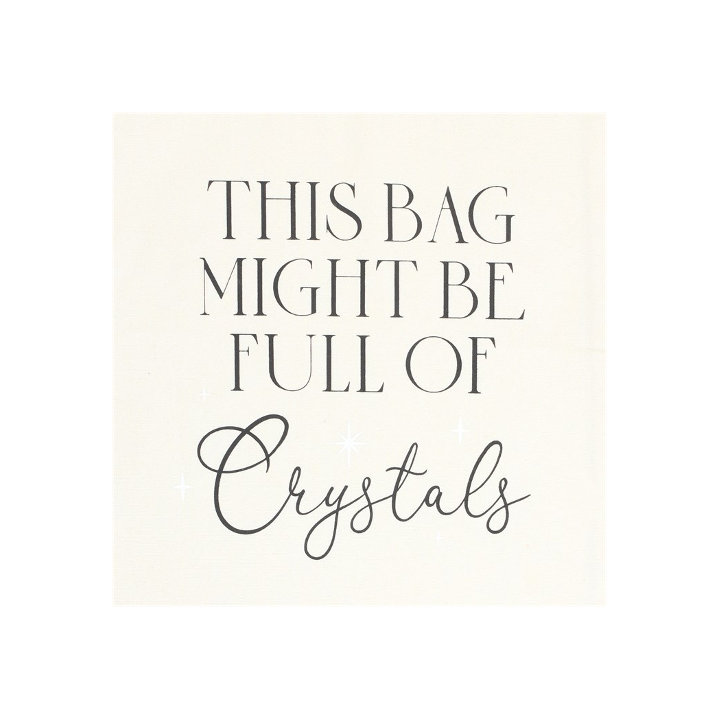 "FULL OF CRYSTALS" TOTE BAG