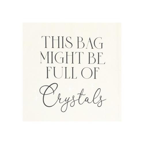 "FULL OF CRYSTALS" TOTE BAG