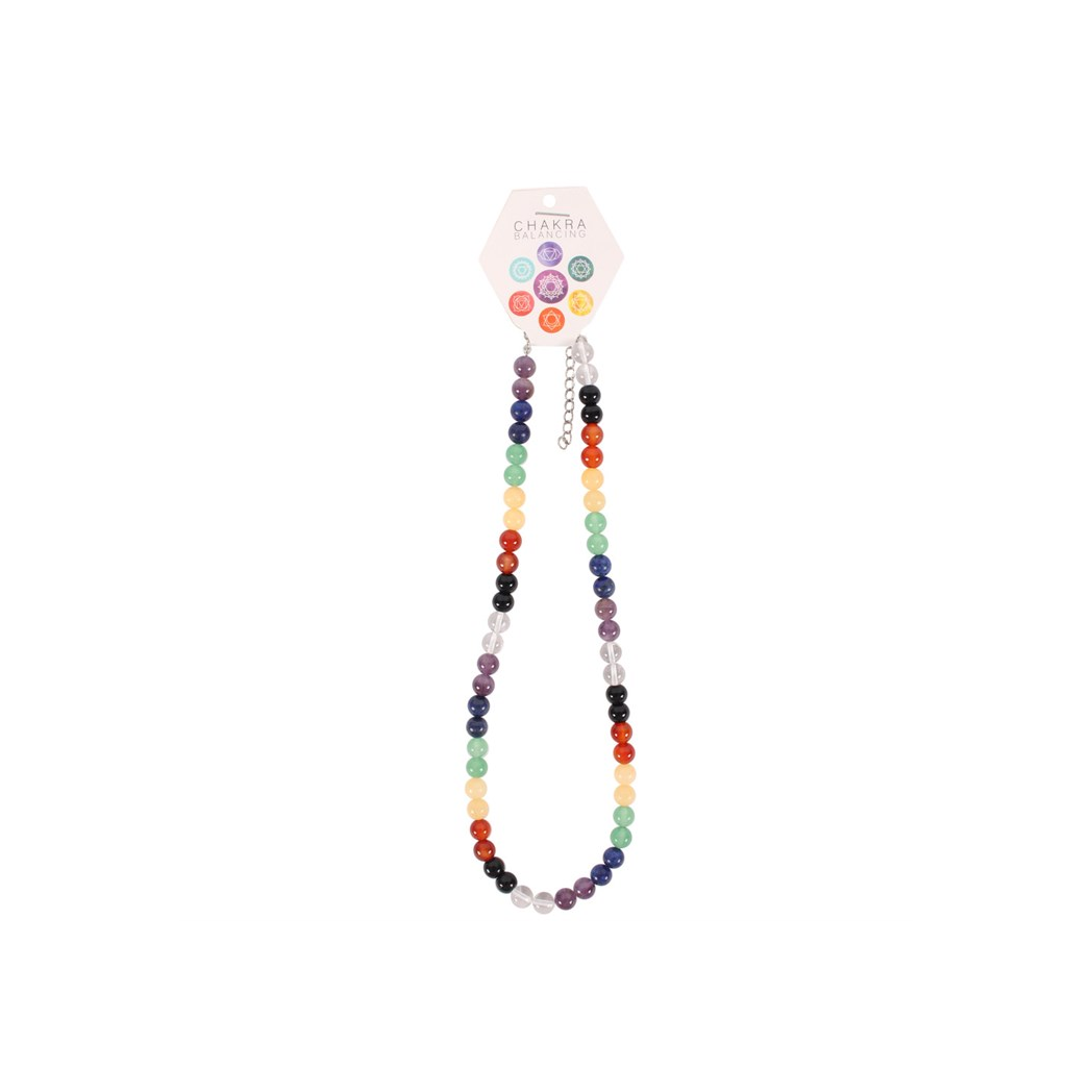 SEVEN CHAKRA GEMSTONE NECKLACE