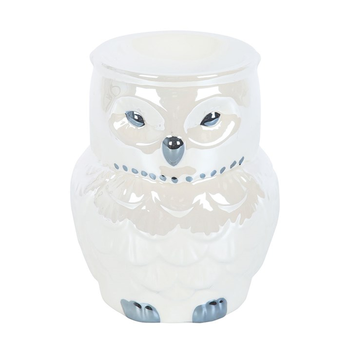 IRIDESCENT OWL OIL BURNER