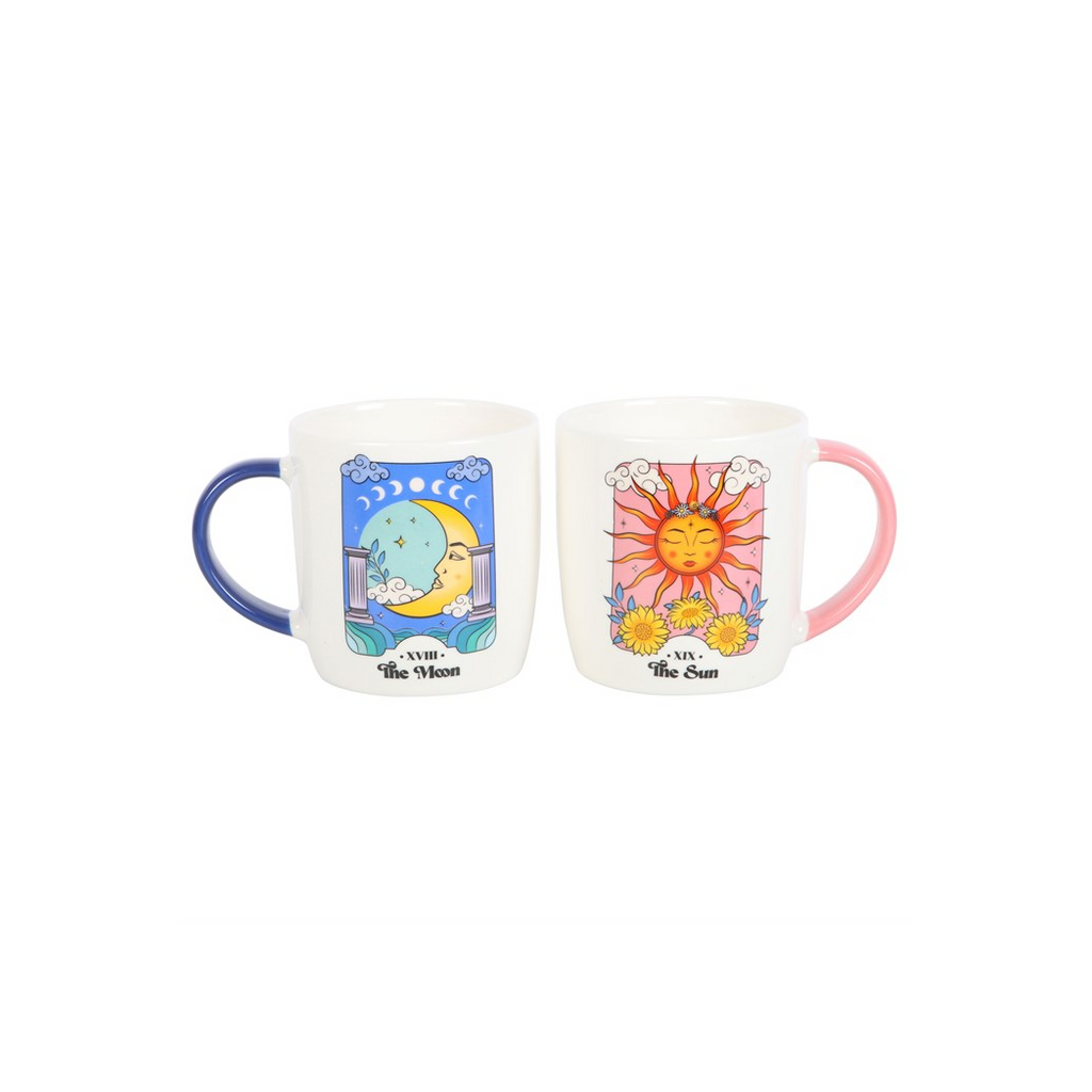 THE SUN + THE MOON TAROT MUG SET