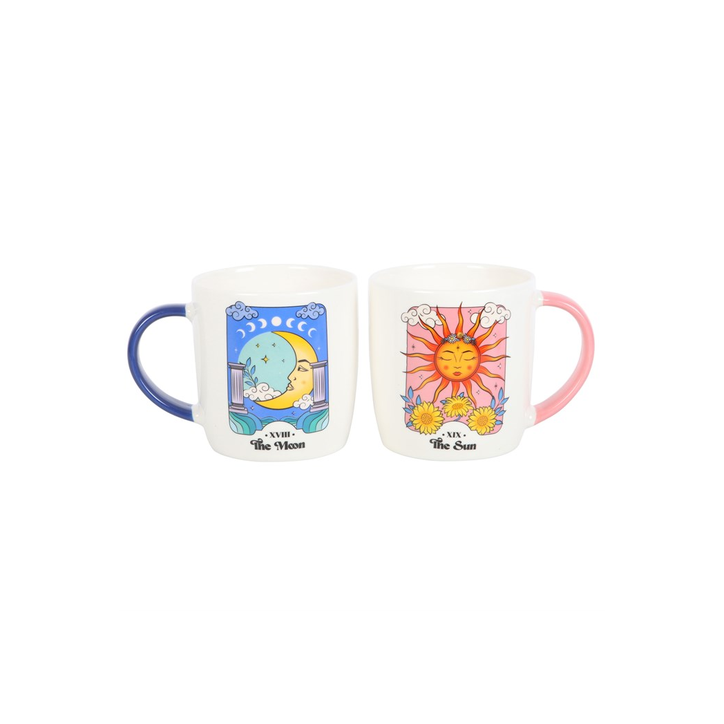 THE SUN + THE MOON TAROT MUG SET