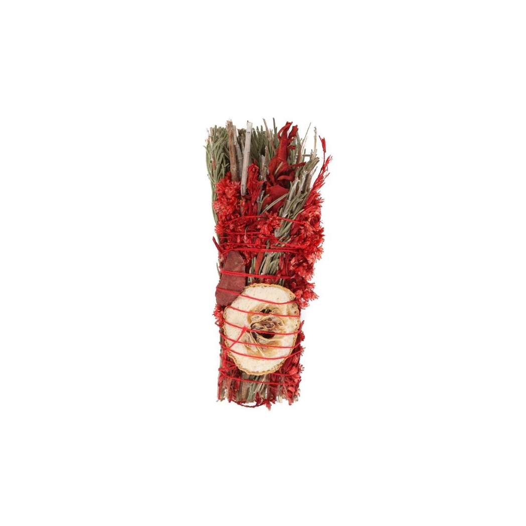 ROSEMARY + WHITE SAGE + RED JASPER RITUAL BUNDLE
