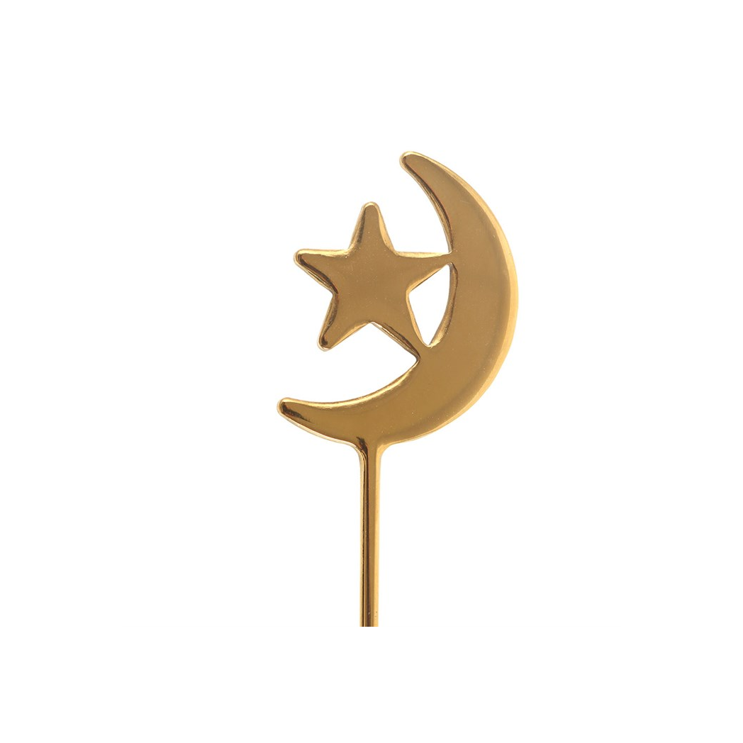 CELESTIAL MOON + STAR TEASPOON SET