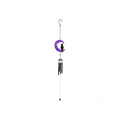 BLACK CAT CRESCENT MOON WINDCHIME