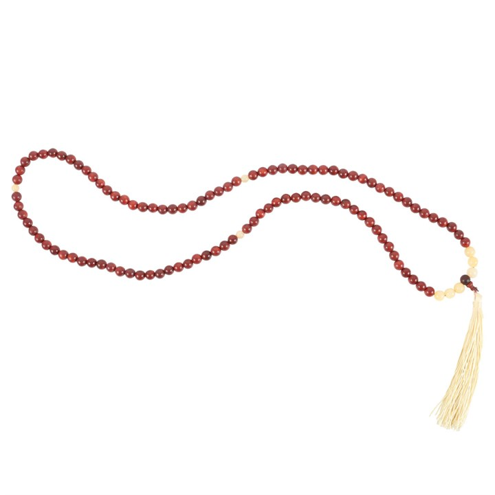 YELLOW JASPER MALA NECKLACE