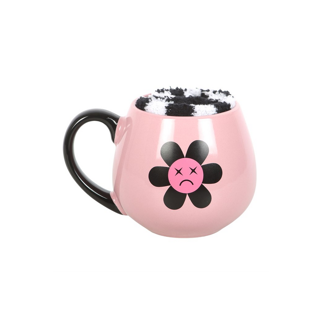 SAD FLOWER MUG + SOCKS GIFT SET