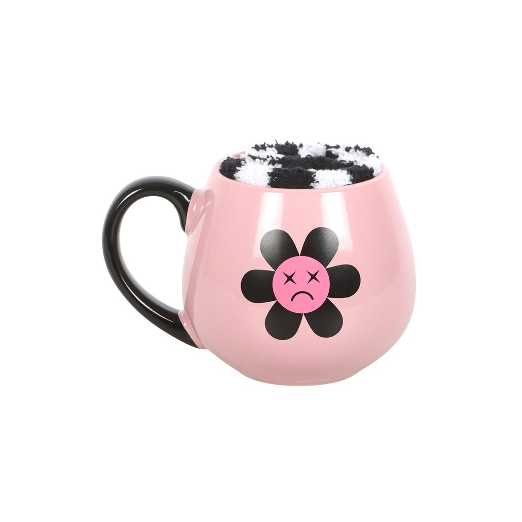 SAD FLOWER MUG + SOCKS GIFT SET