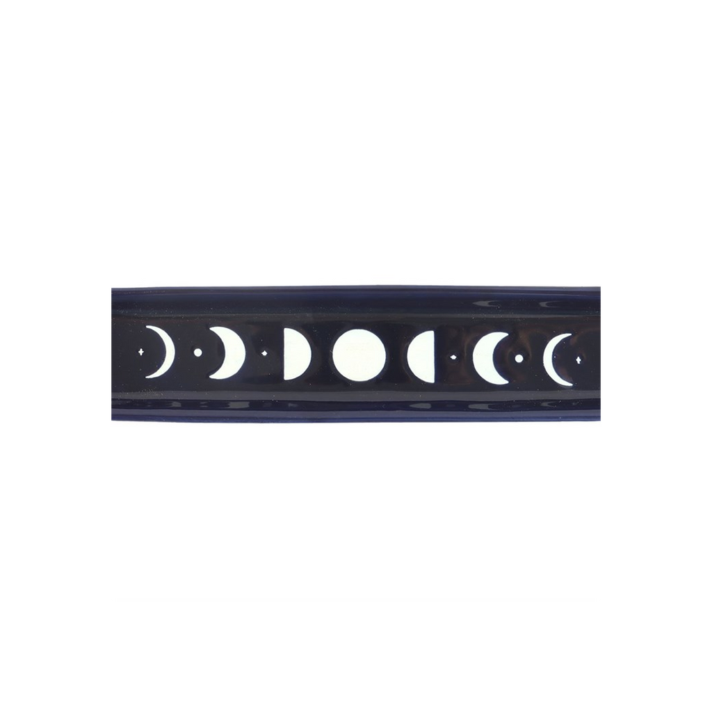 BLUE MOON PHASE CERAMIC INCENSE HOLDER