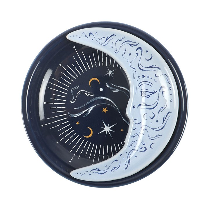BLUE MOON STACKING TRINKET DISH