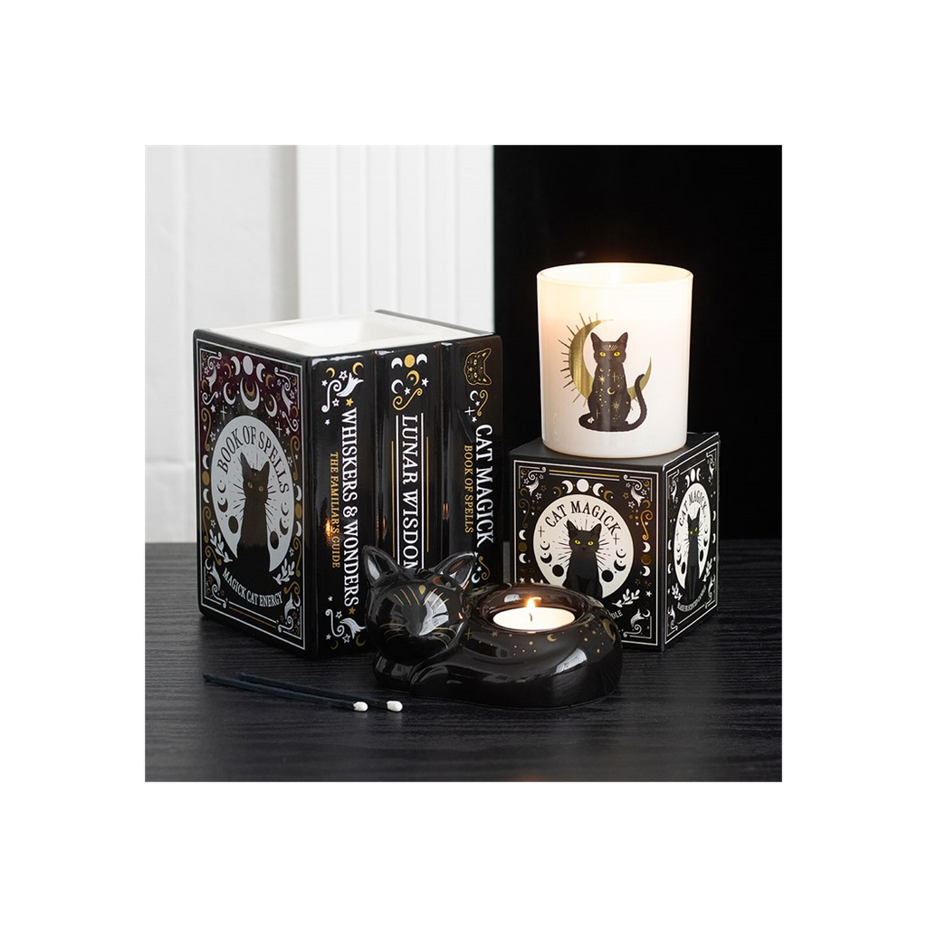 BLACK CAT TEALIGHT HOLDER
