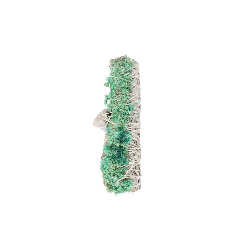 WHITE SAGE + QUARTZ RITUAL BUNDLE