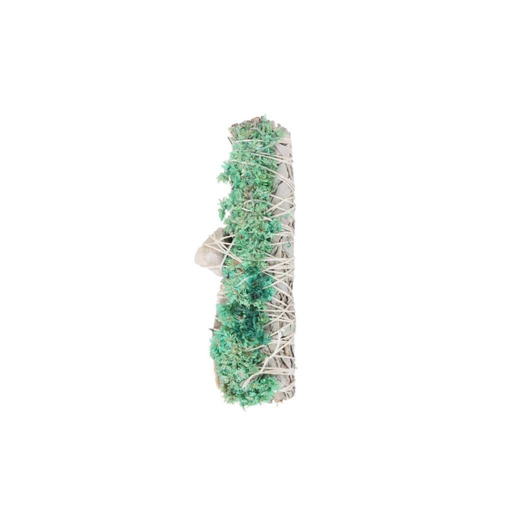 WHITE SAGE + QUARTZ RITUAL BUNDLE