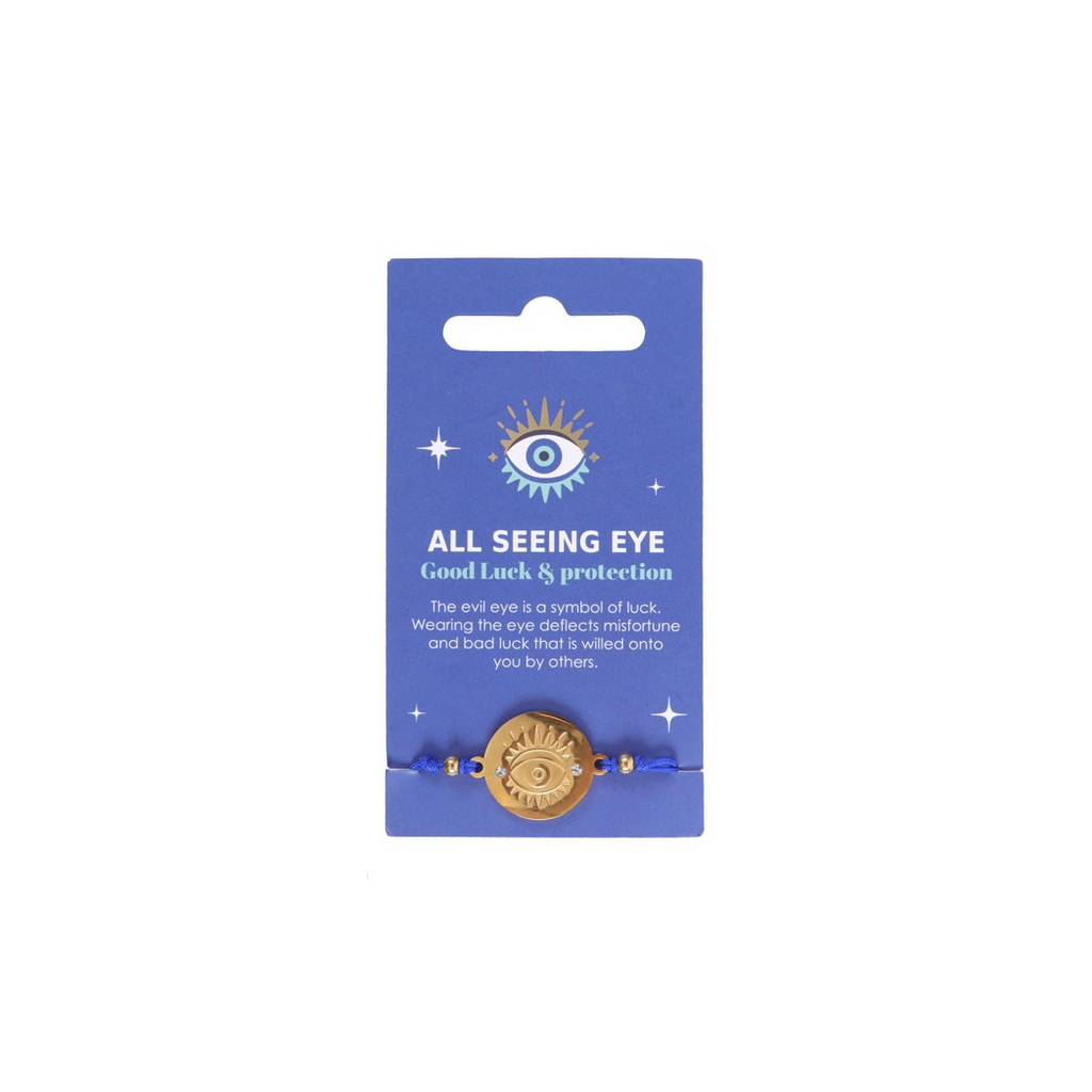 ALL SEEING EYE PROTECTION CORD BRACELET