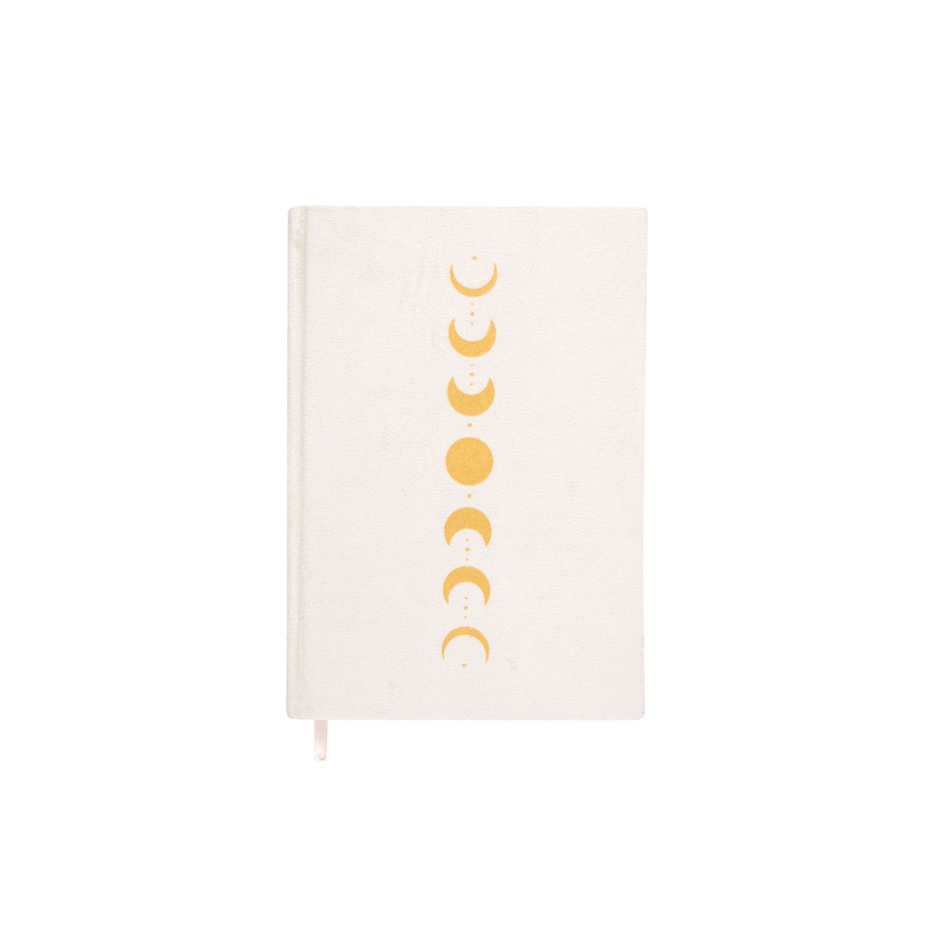 MOON PHASES VELVET NOTEBOOK