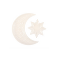 CRESCENT MOON + STAR CERAMIC TRINKET DISH SET