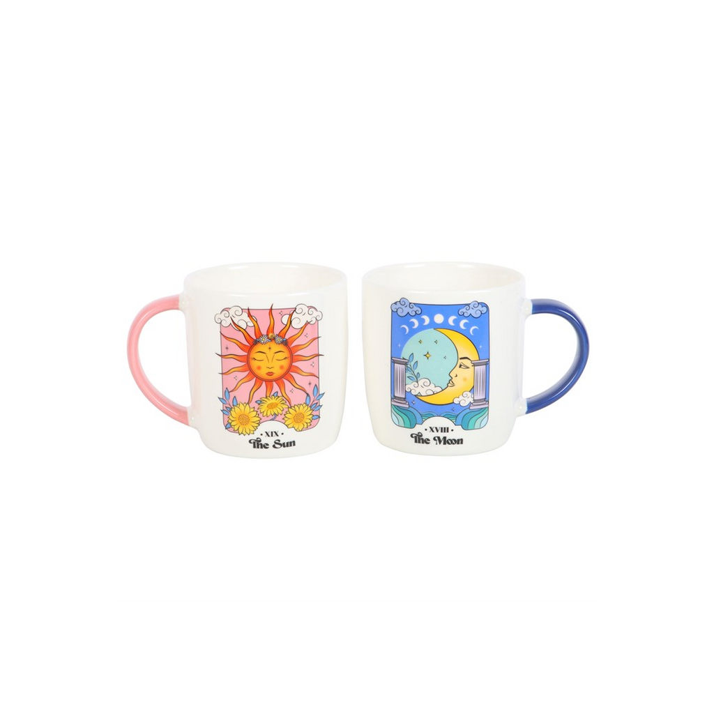 THE SUN + THE MOON TAROT MUG SET