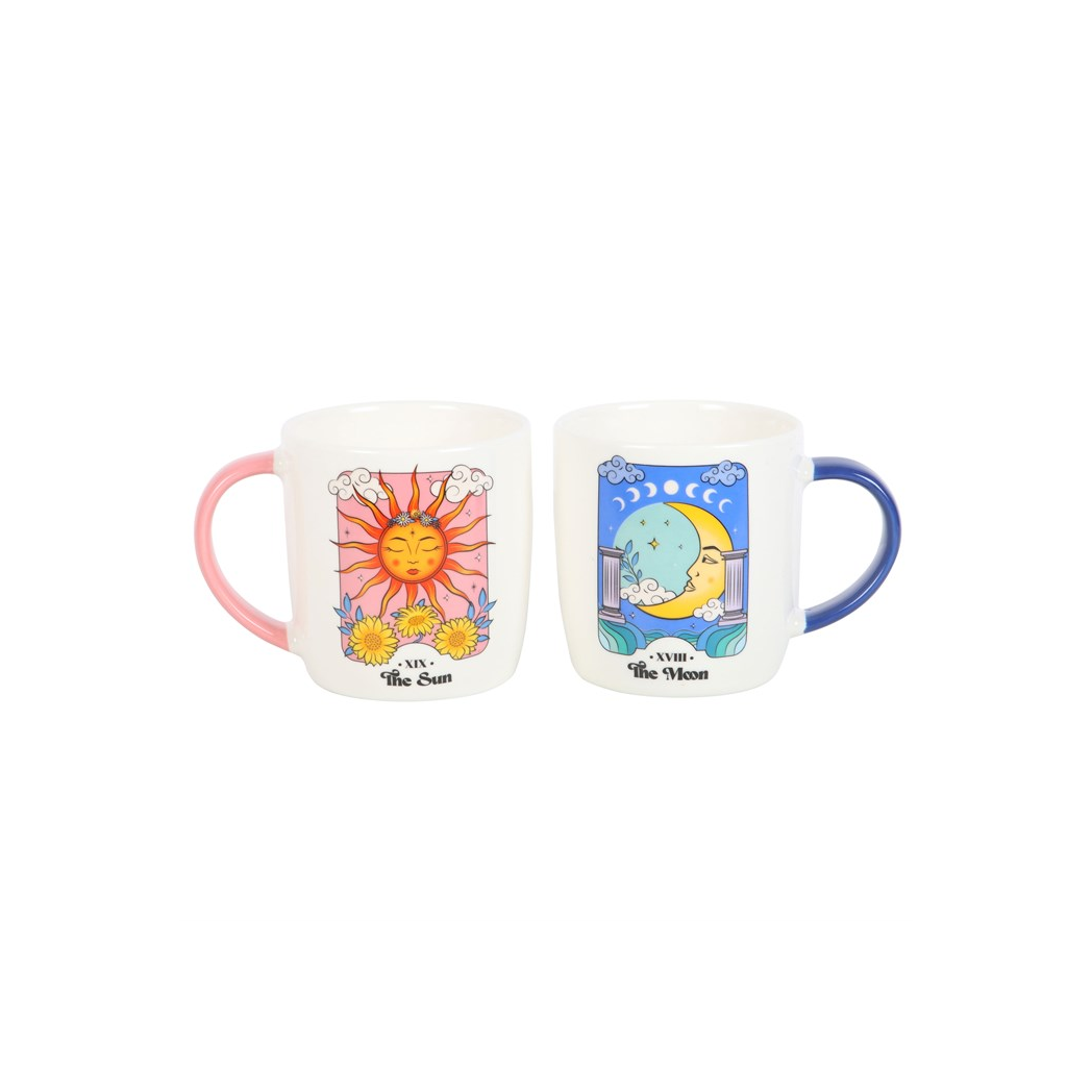 THE SUN + THE MOON TAROT MUG SET