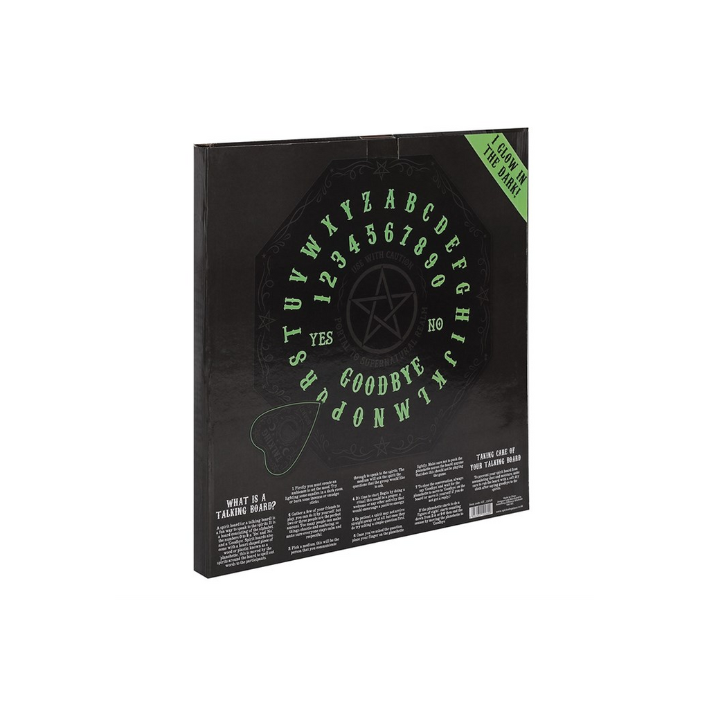 GLOW IN THE DARK PENTAGRAM TALKING BOARD