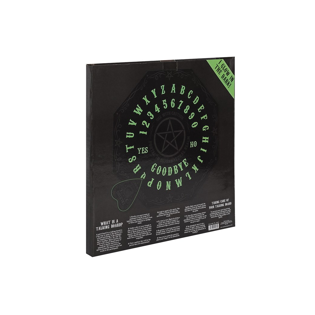 GLOW IN THE DARK PENTAGRAM TALKING BOARD
