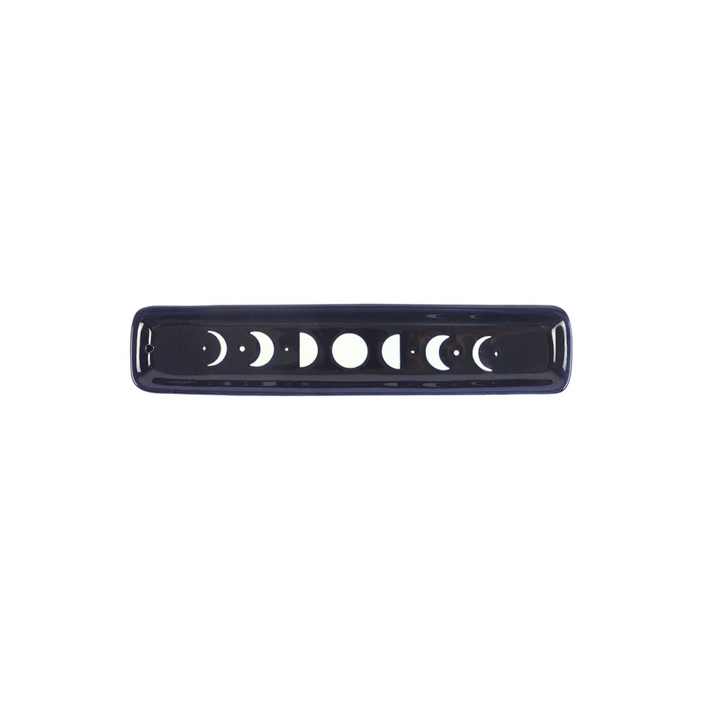 BLUE MOON PHASE CERAMIC INCENSE HOLDER