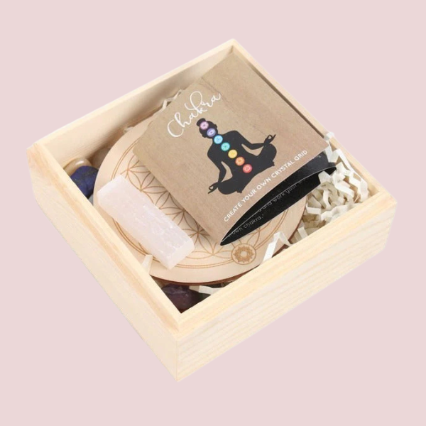 7 CHAKRA CRYSTAL GRID GIFT SET