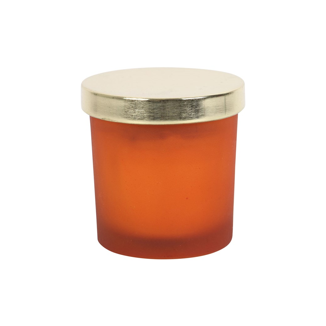 SACRAL CHAKRA CRYSTAL CANDLE