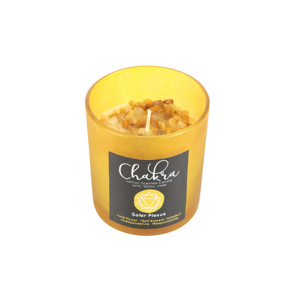 SOLAR PLEXUS CHAKRA CRYSTAL CANDLE