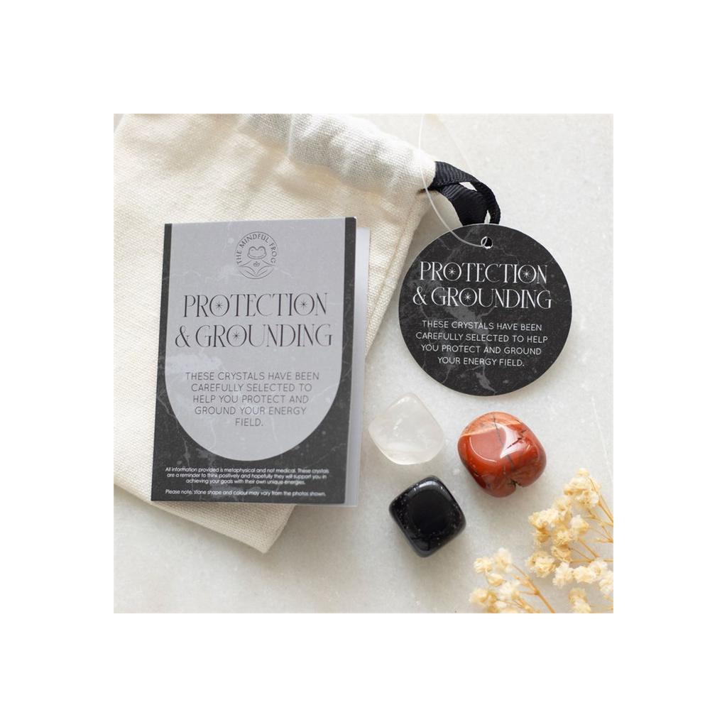 PROTECTION + GROUNDING CRYSTAL GIFT SET