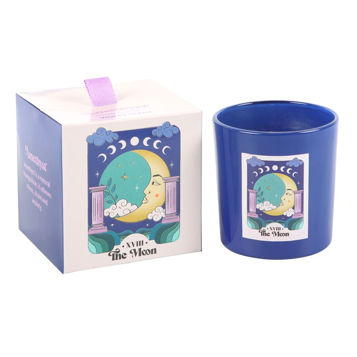 THE MOON AMETHYST CRYSTAL CANDLE