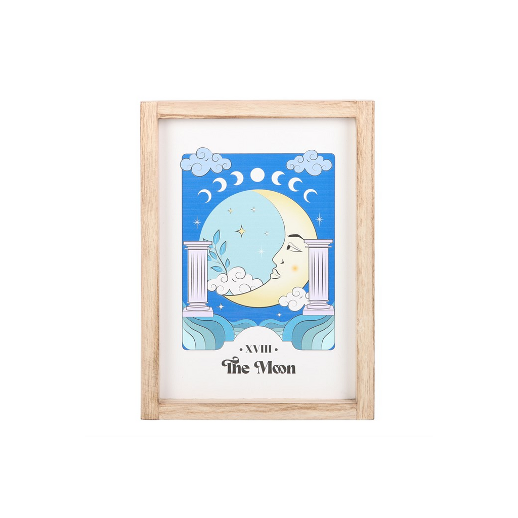 THE MOON FRAMED ART PRINT
