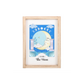 THE MOON FRAMED ART PRINT