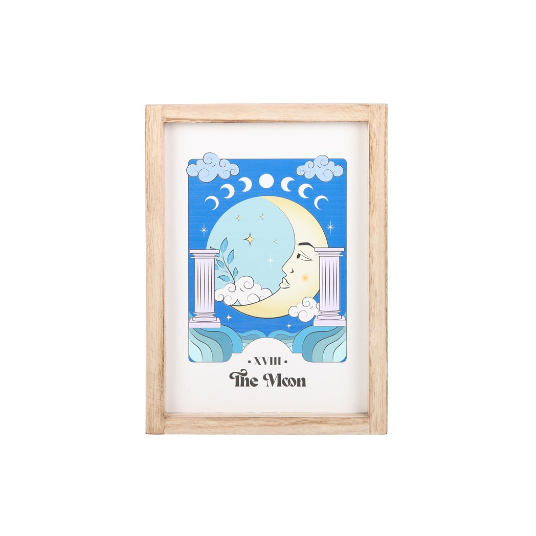 THE MOON FRAMED ART PRINT